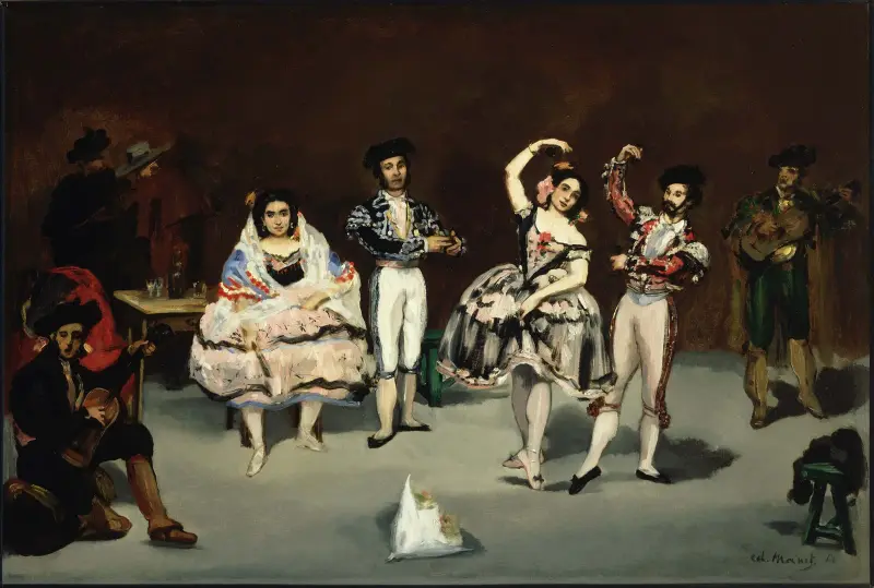 Spanischer Tanz von Édouard Manet