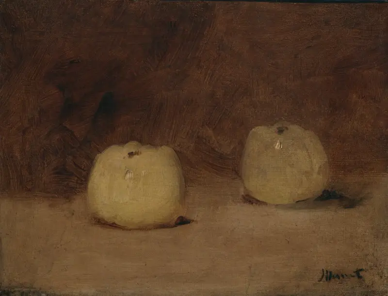 Still Life with Two Apples av Édouard Manet