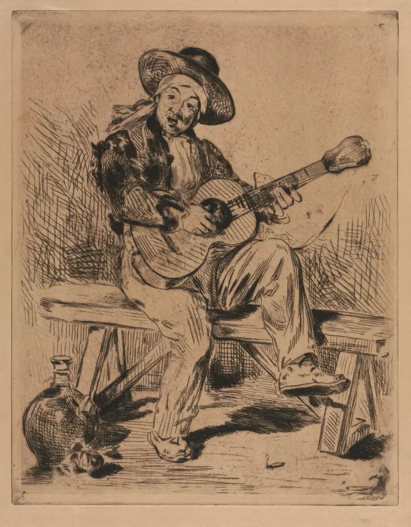 Der Gitarrist von Édouard Manet