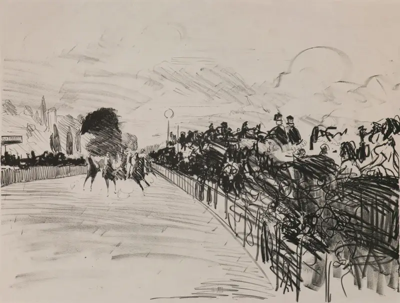 Wyścigi konne, 1864, Édouard Manet