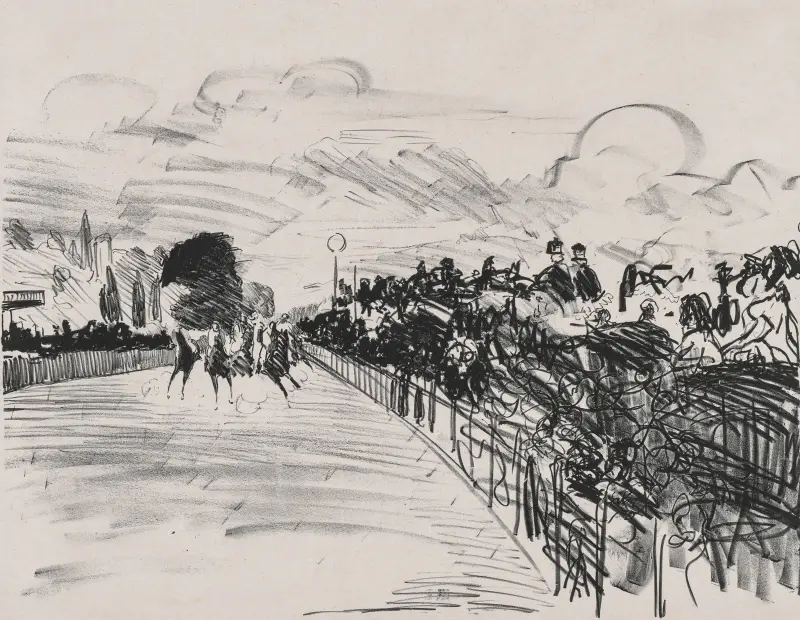 Wyścigi, 1865, Édouard Manet