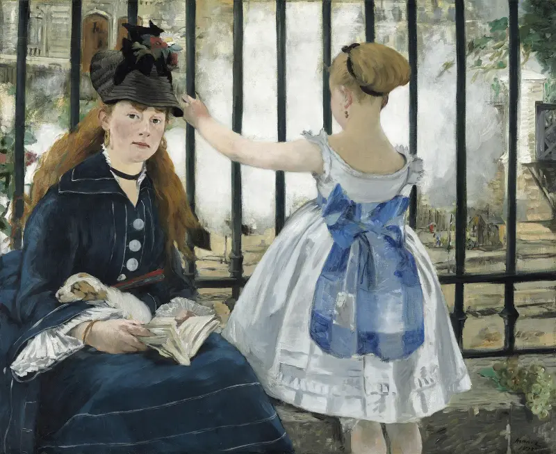 Die Eisenbahn von Édouard Manet