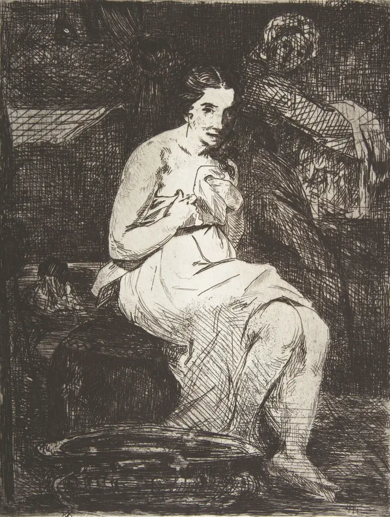 The Toilette, 1861 av Édouard Manet