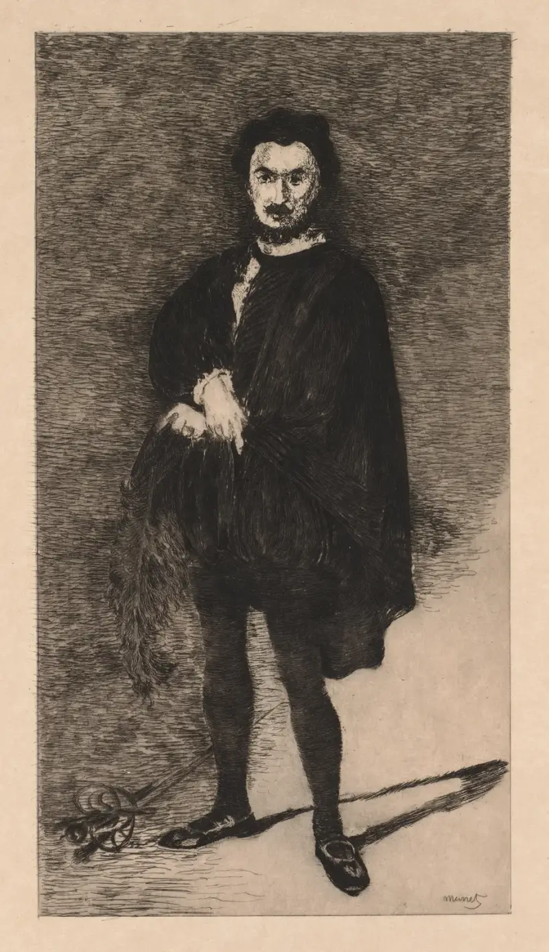 Tragédien, 1866 – Nr. 1, Édouard Manet