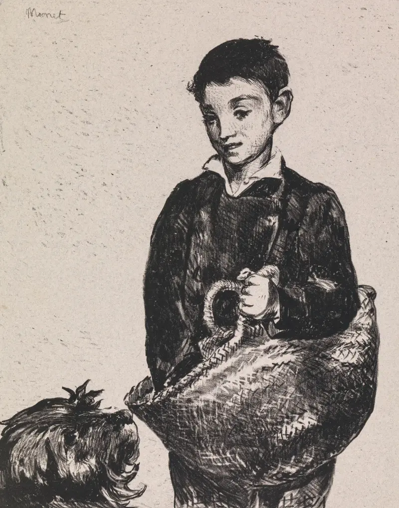 Uličník, 1873, Édouard Manet
