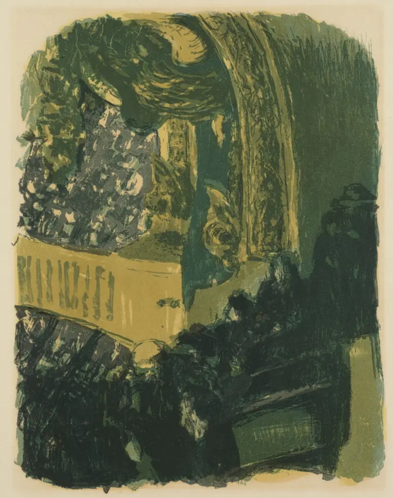 A Gallery at the Gymnasium av Édouard Vuillard