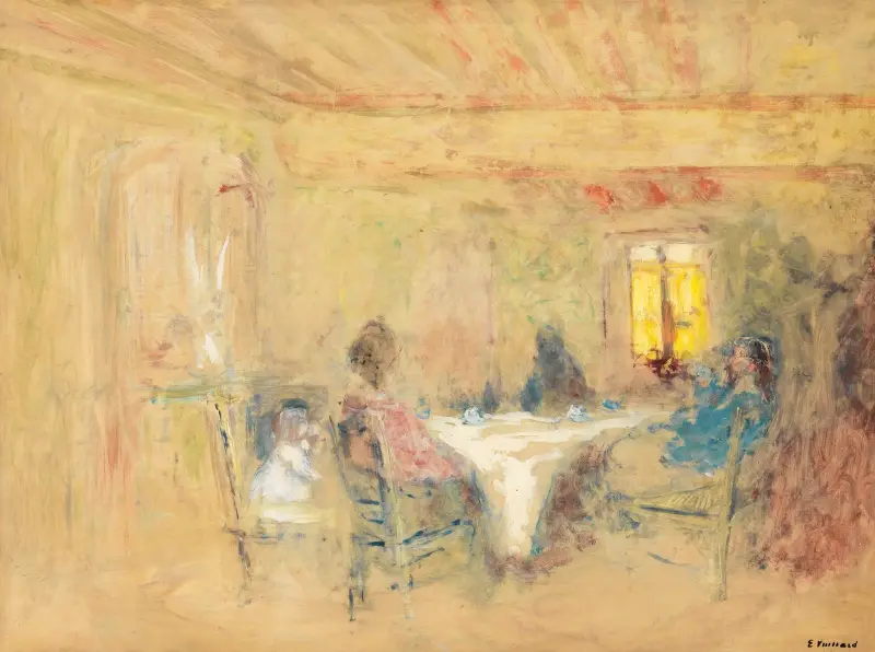 U stolu, Édouard Vuillard