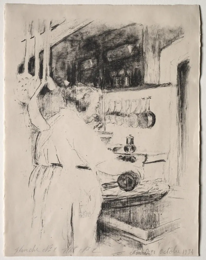 Cooking; The Cook av Édouard Vuillard