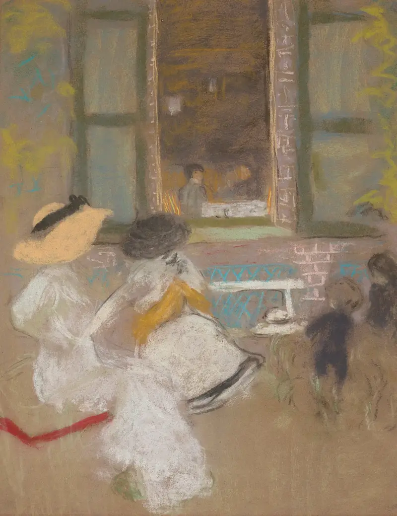 Před pavilony, Édouard Vuillard