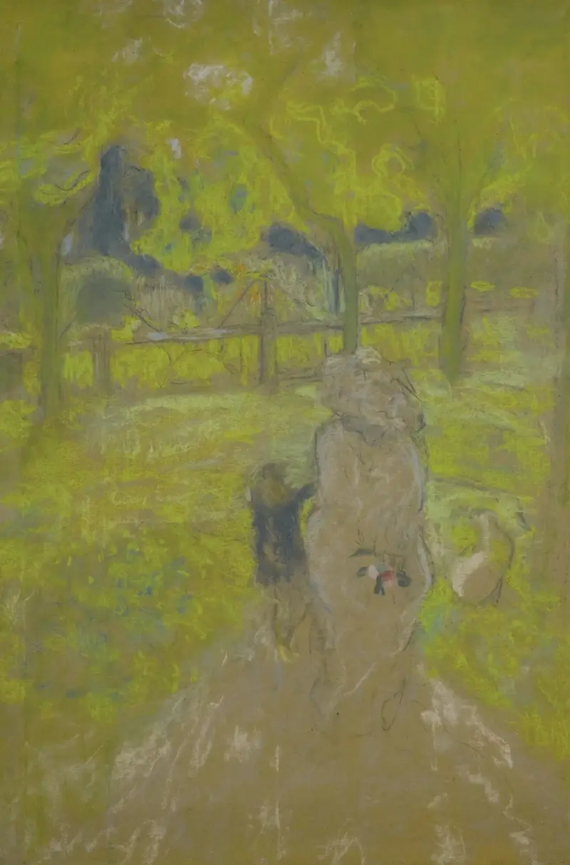 Étude Pour Matin Ensoleillé av Édouard Vuillard
