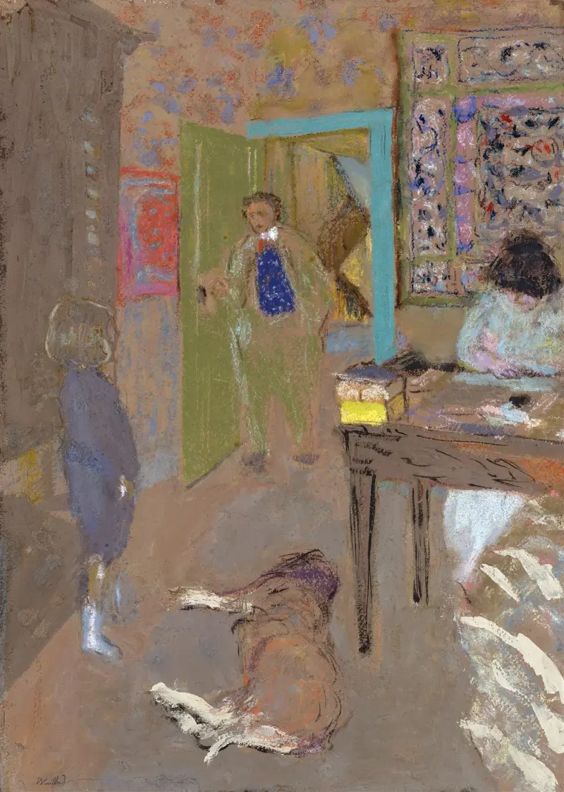 Interior at Saint-Jacut av Édouard Vuillard