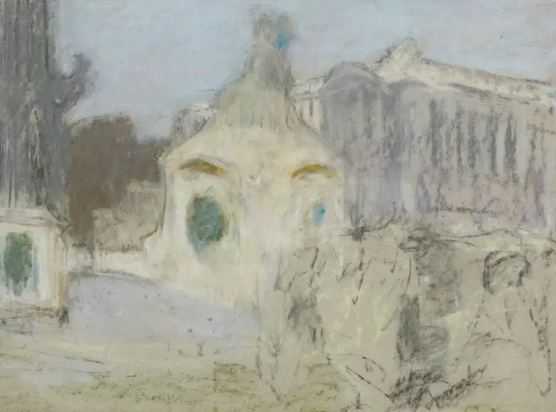 La Place De La Concorde av Édouard Vuillard