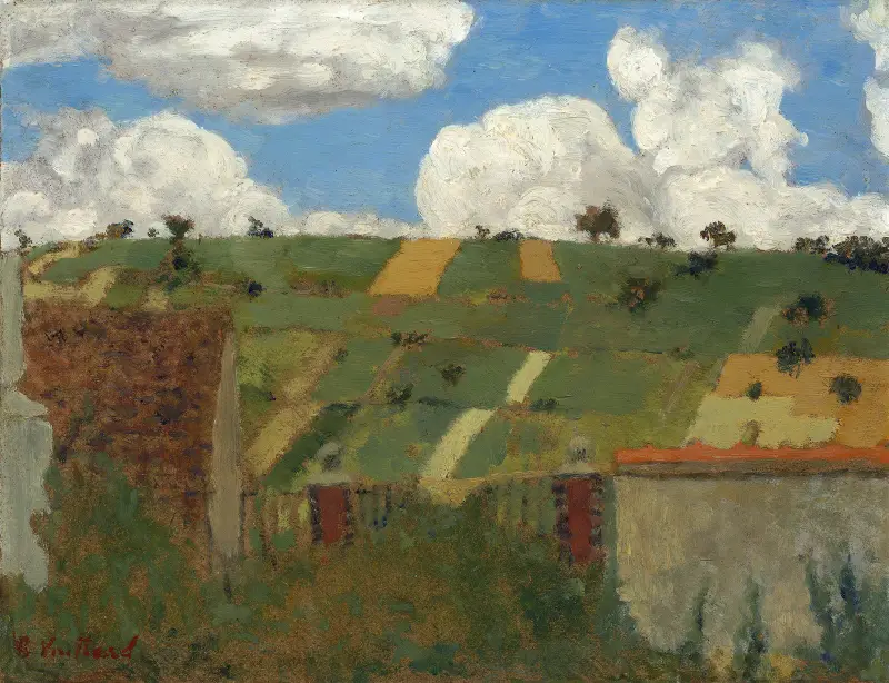 Landskap från Île-de-France av Édouard Vuillard