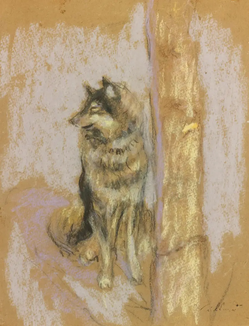 Le Chien-Loup À Gérardmer av Édouard Vuillard