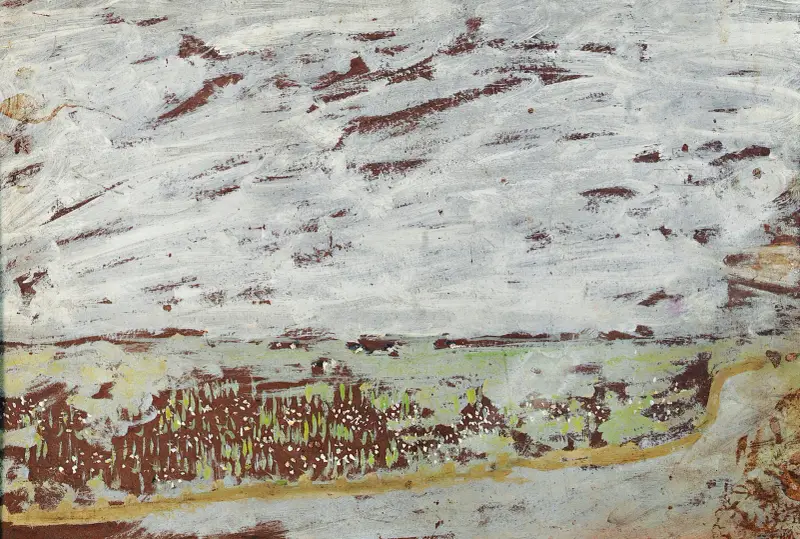 Les Bords De La Tocques Á Pont L’eveque av Édouard Vuillard
