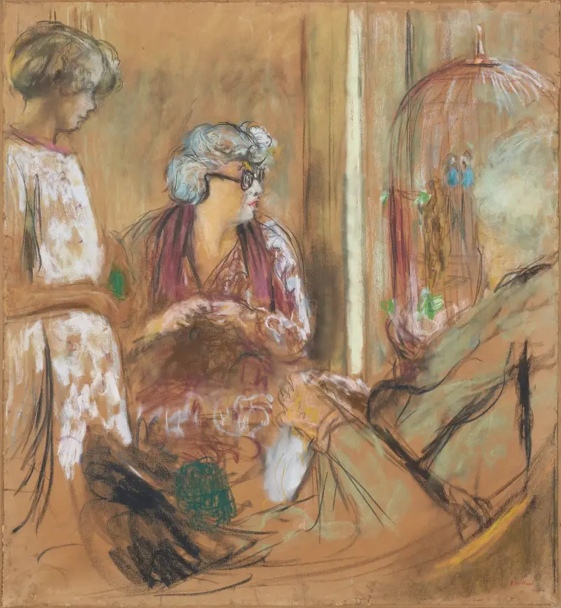 Die Sittiche von Édouard Vuillard