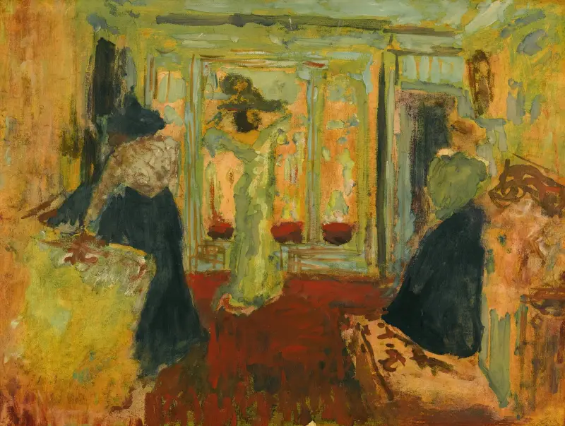 Madame Hessel Chez La Modiste av Édouard Vuillard