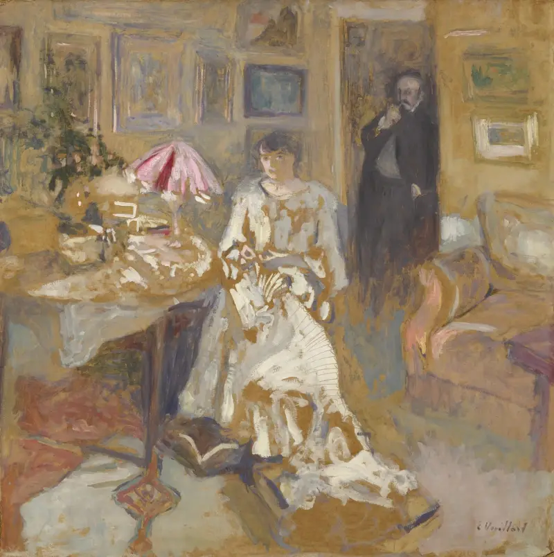 Herr och fru Jos Hessel, Rue de Rivoli av Édouard Vuillard