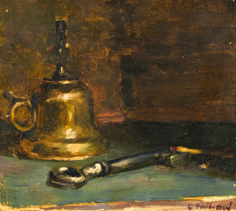 Nature morte à la lampe av Édouard Vuillard