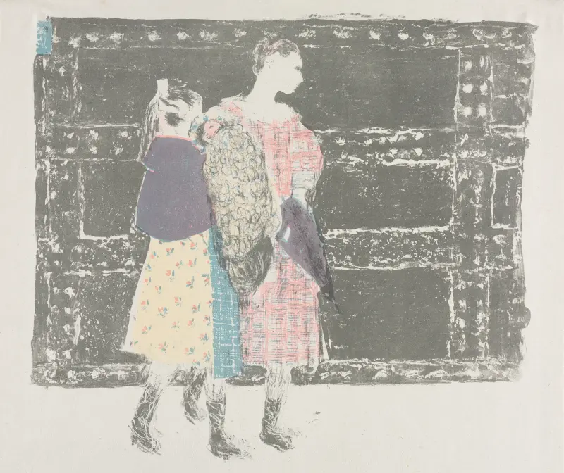 On the Pont de l’Europe av Édouard Vuillard