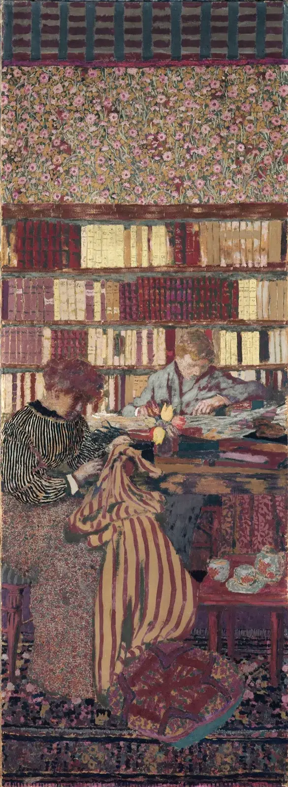 Personnages dans un intérieur. Le travail av Édouard Vuillard