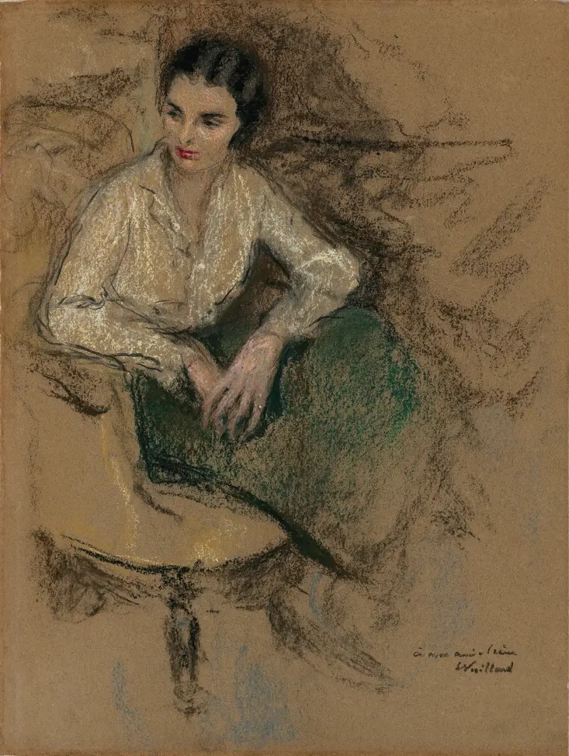Portrait d’Irène Montanet, 1931 av Édouard Vuillard