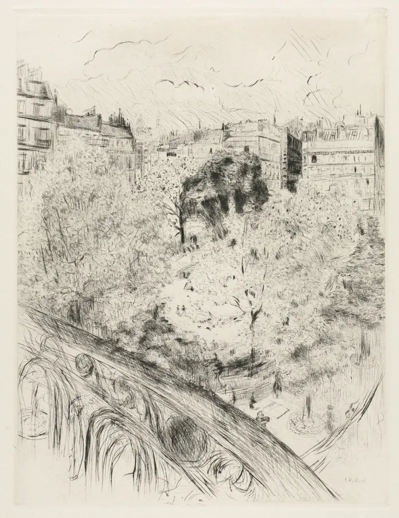 Place Vintimille, 1937 von Édouard Vuillard