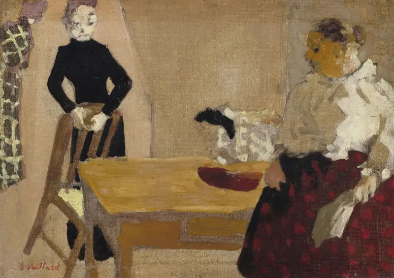 Das Gespräch von Édouard Vuillard
