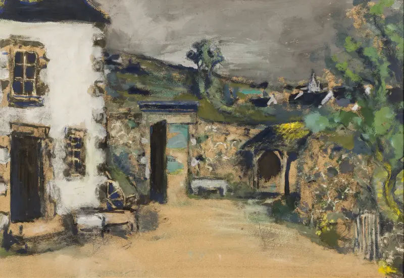 The Farmhouse av Édouard Vuillard
