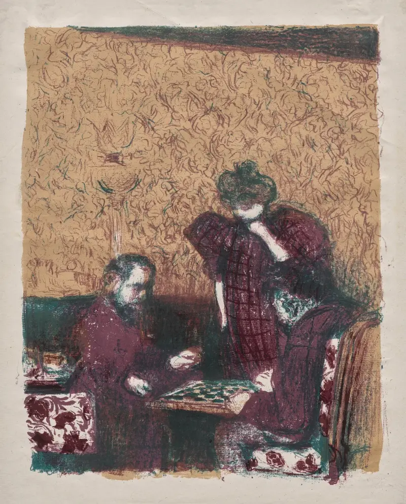 Damspel av Édouard Vuillard