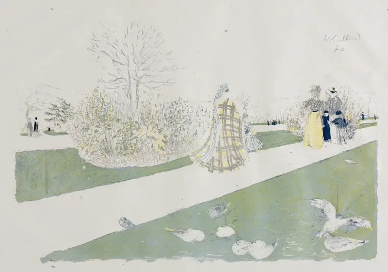 The Tuileries Garden av Édouard Vuillard