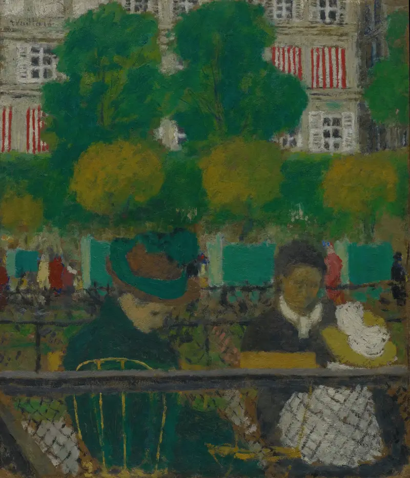 The Tuileries Gardens, Paris av Édouard Vuillard