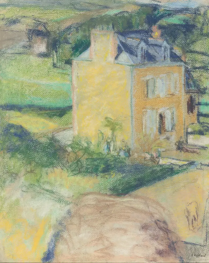 Villa At Saint-Jacut av Édouard Vuillard