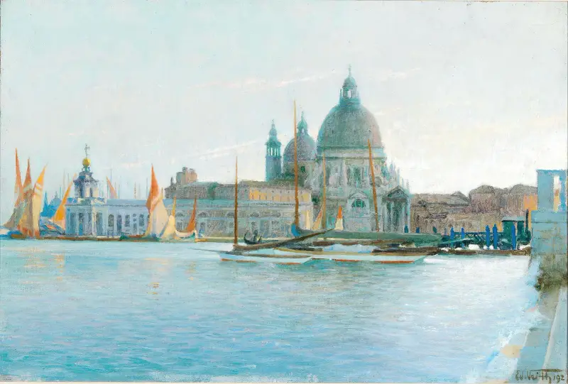 Venezia-Santa Maria Della Salute av Eduard Veith