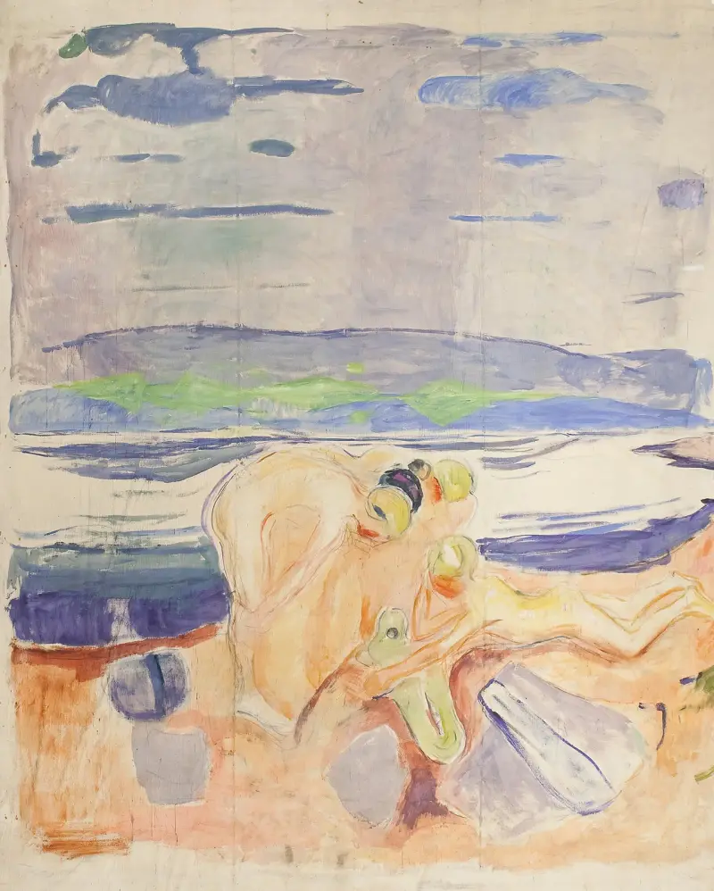 Alma Mater; zkoumající děti, Edvard Munch