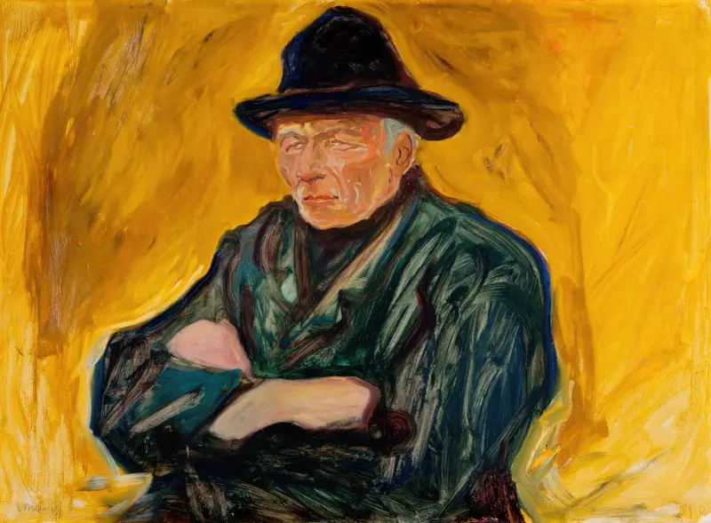 Ein alter Mann von Edvard Munch