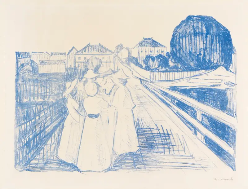 Na mostě, Edvard Munch