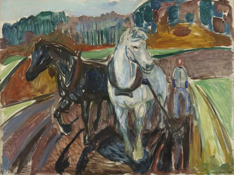 Podzimní orba, Edvard Munch