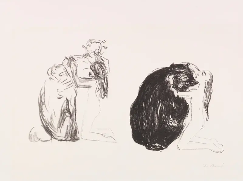 Medvěd (Der Bär), Edvard Munch