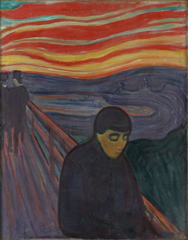 Zoufalství, 1894, Edvard Munch