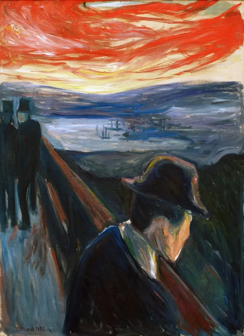 Zoufalství, 1892, Edvard Munch