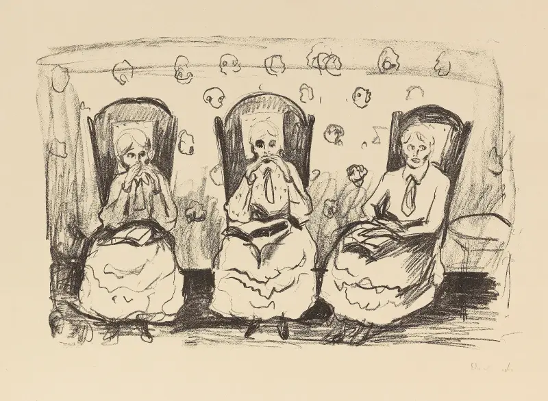 Trzy stare damy, Edvard Munch