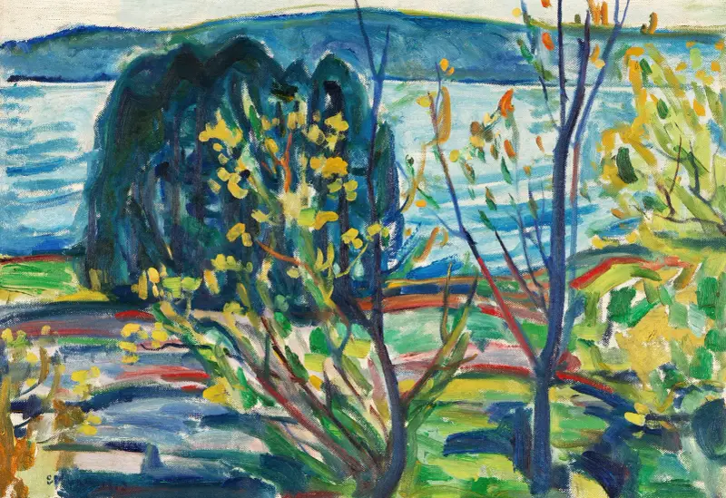 Fjordlandschaft von Edvard Munch