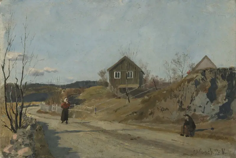 Z Vestre Akeru, Edvard Munch