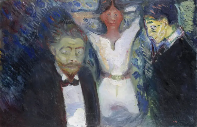 Žárlivost, Edvard Munch