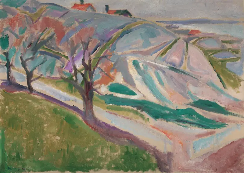 Krajina, Kragerø, Edvard Munch