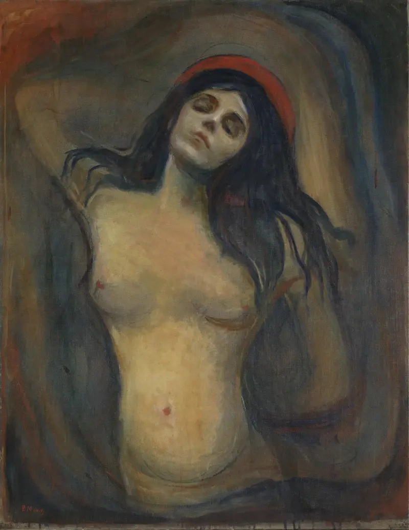 Madonna, 1894 von Edvard Munch
