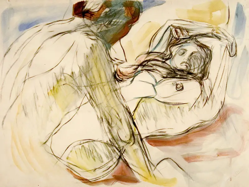 Muž a žena, Edvard Munch