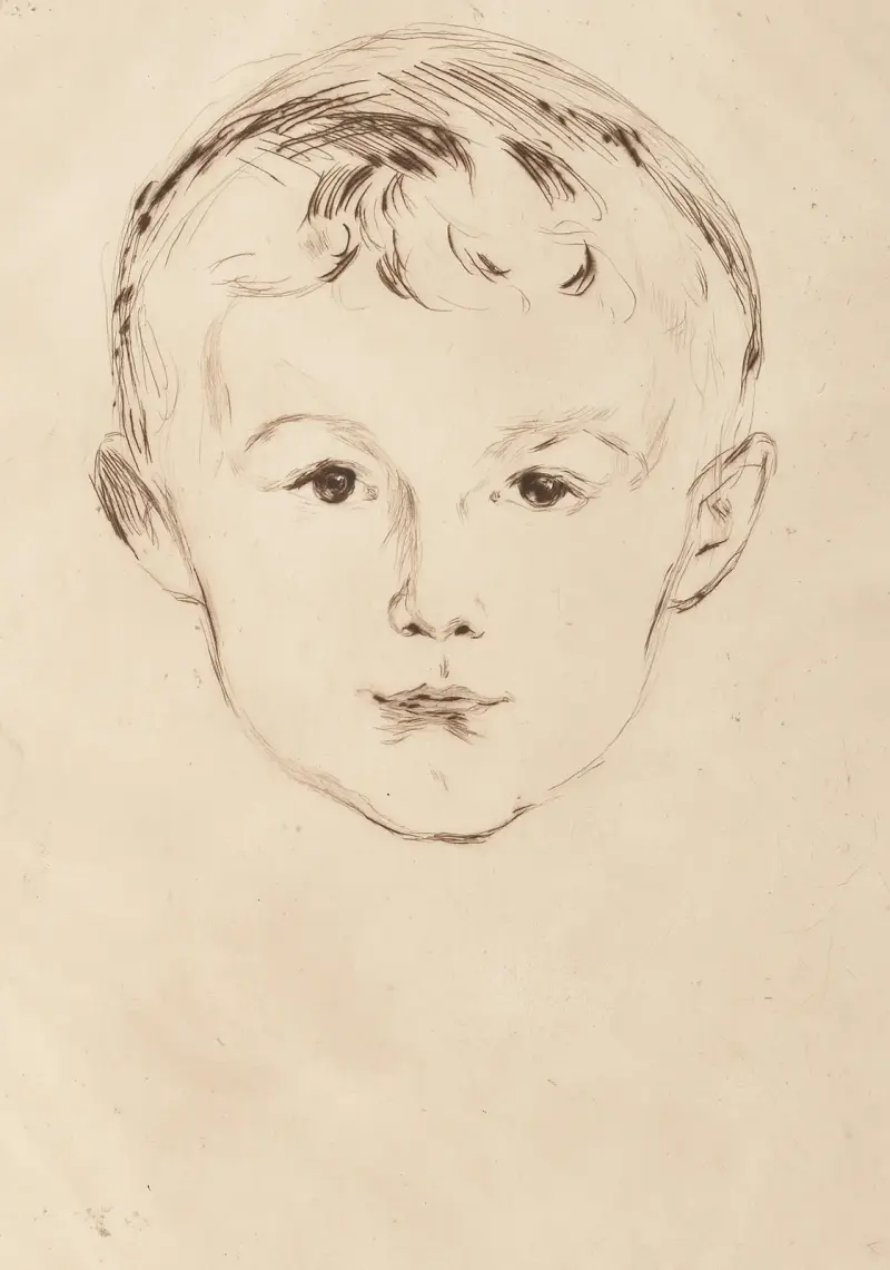 Portrait of Theodore Linde av Edvard Munch