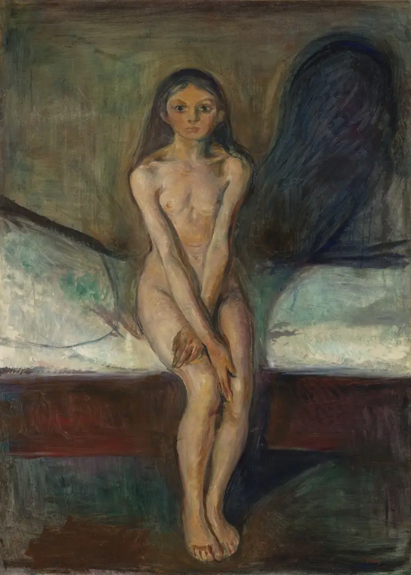Puberta, 1894, Edvard Munch